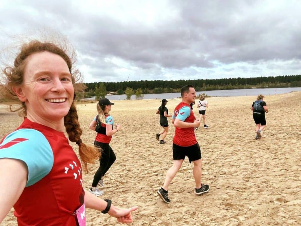 Les collègues de Group Jansen lors du Boslandtrail 2026